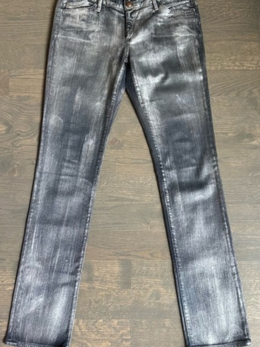 Women’s Metallic Slim Jeans